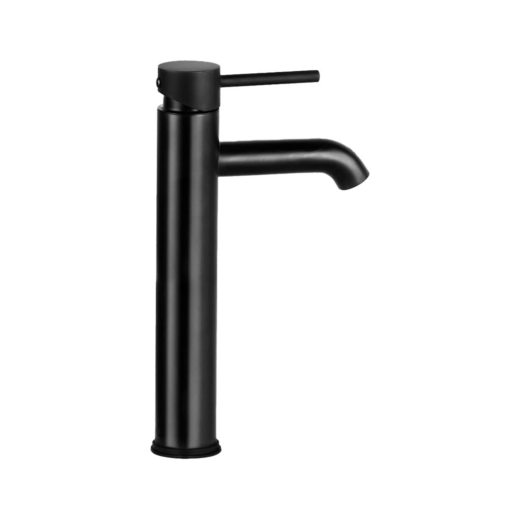 Cefito Bathroom Basin Mixer Tap Round Tall Faucet Vanity Laundry Black - Home & Garden > DIY - Rivercity House & Home Co. (ABN 18 642 972 209) - Affordable Modern Furniture Australia
