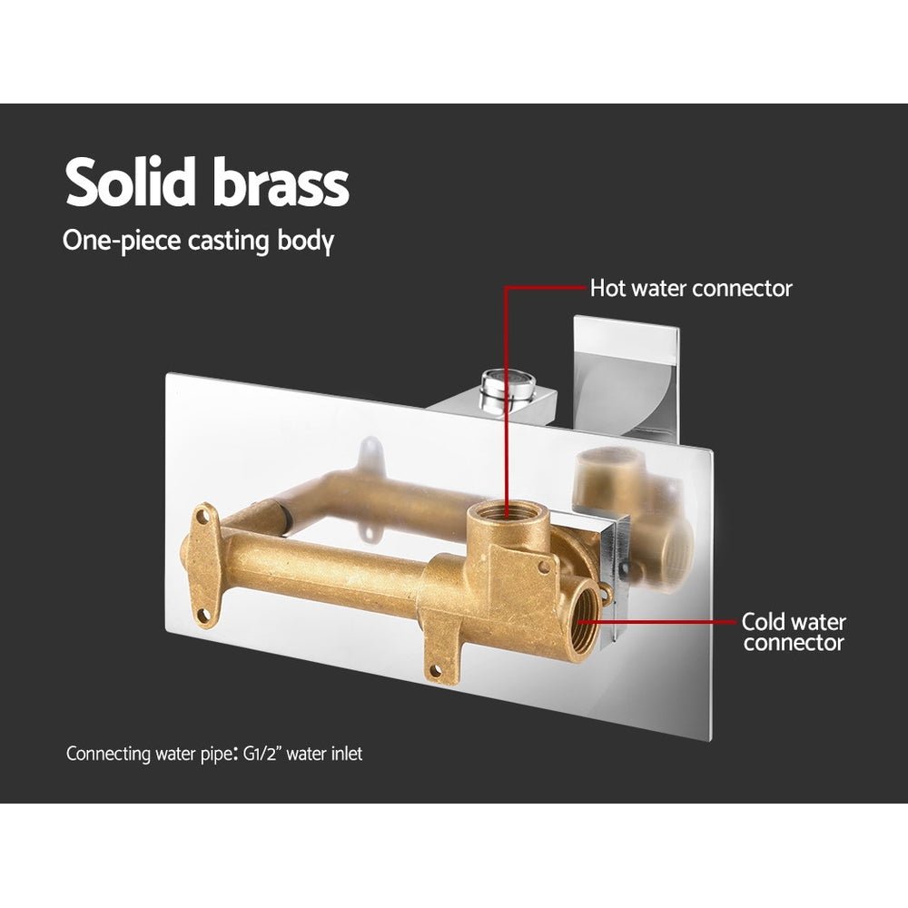 Cefito Bathroom Basin Mixer Tap Separate Faucet Vanity Laundry Chrome - Home & Garden > DIY - Rivercity House & Home Co. (ABN 18 642 972 209) - Affordable Modern Furniture Australia