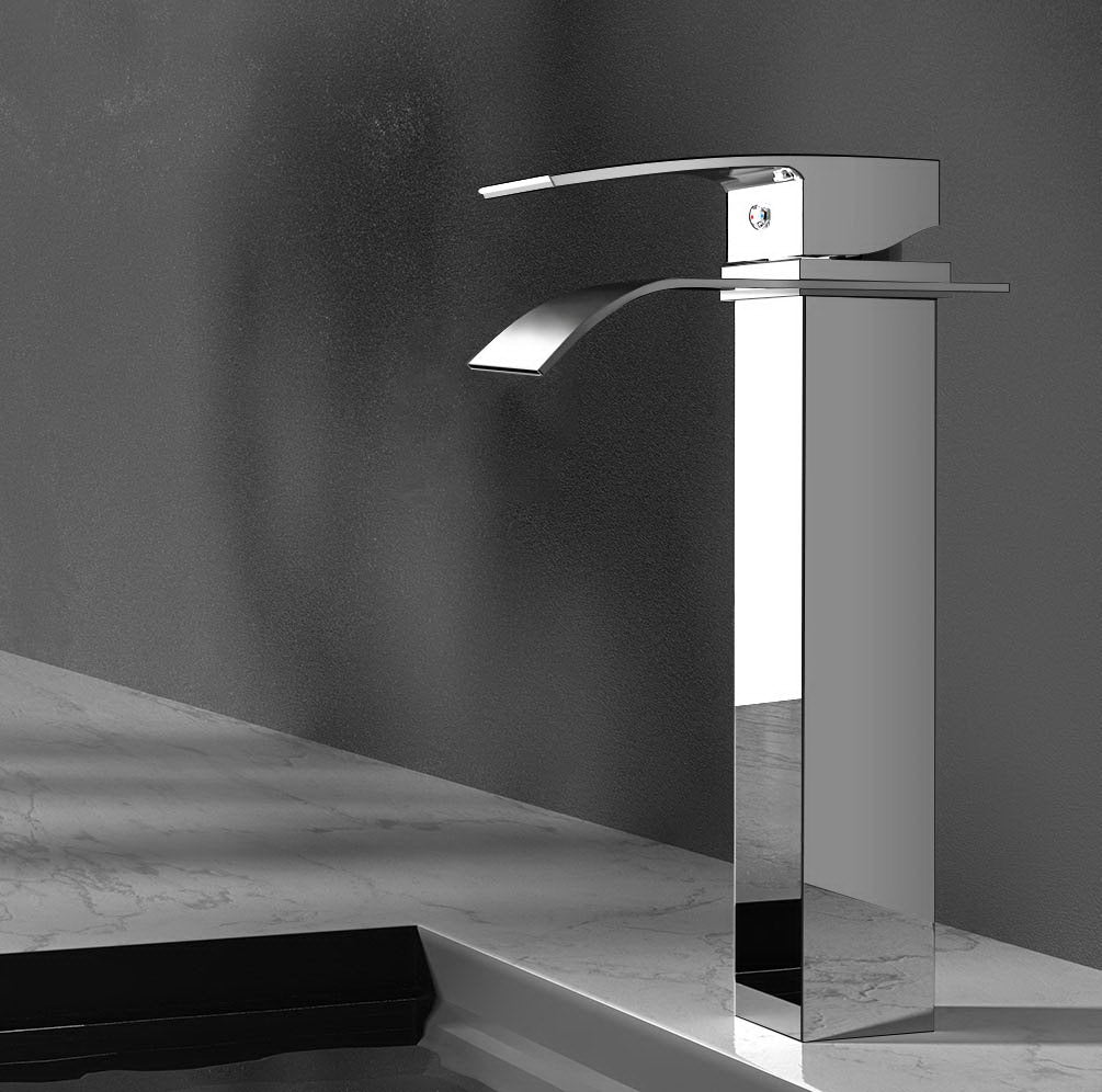 Cefito Bathroom Basin Mixer Tap Thin Tall Faucet Vanity Laundry Black - Home & Garden > DIY - Rivercity House & Home Co. (ABN 18 642 972 209) - Affordable Modern Furniture Australia