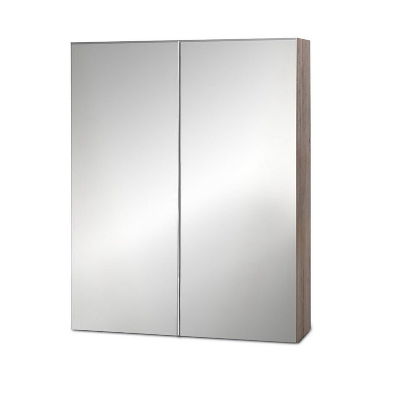 Cefito Bathroom Mirror Cabinet 600x720mm Oak - Furniture > Bathroom - Rivercity House & Home Co. (ABN 18 642 972 209) - Affordable Modern Furniture Australia