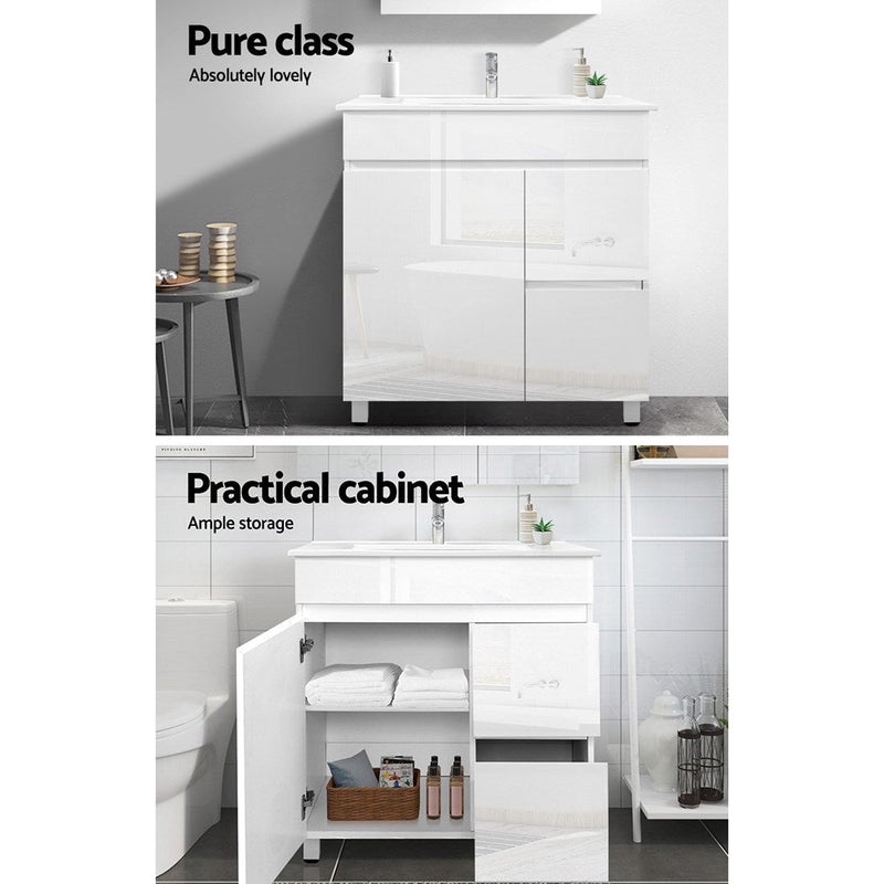 Cefito Vanity Unit 765mm Freestanding Basin Cabinet - Furniture > Bathroom - Rivercity House & Home Co. (ABN 18 642 972 209) - Affordable Modern Furniture Australia