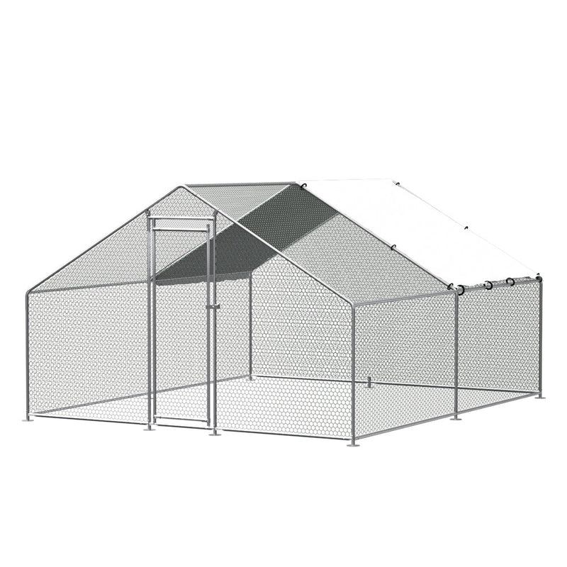 Chicken Coop Cage Run Rabbit Hutch Large Walk In Hen House Cover 3x4x2m - Pet Care > Farm Supplies - Rivercity House & Home Co. (ABN 18 642 972 209) - Affordable Modern Furniture Australia