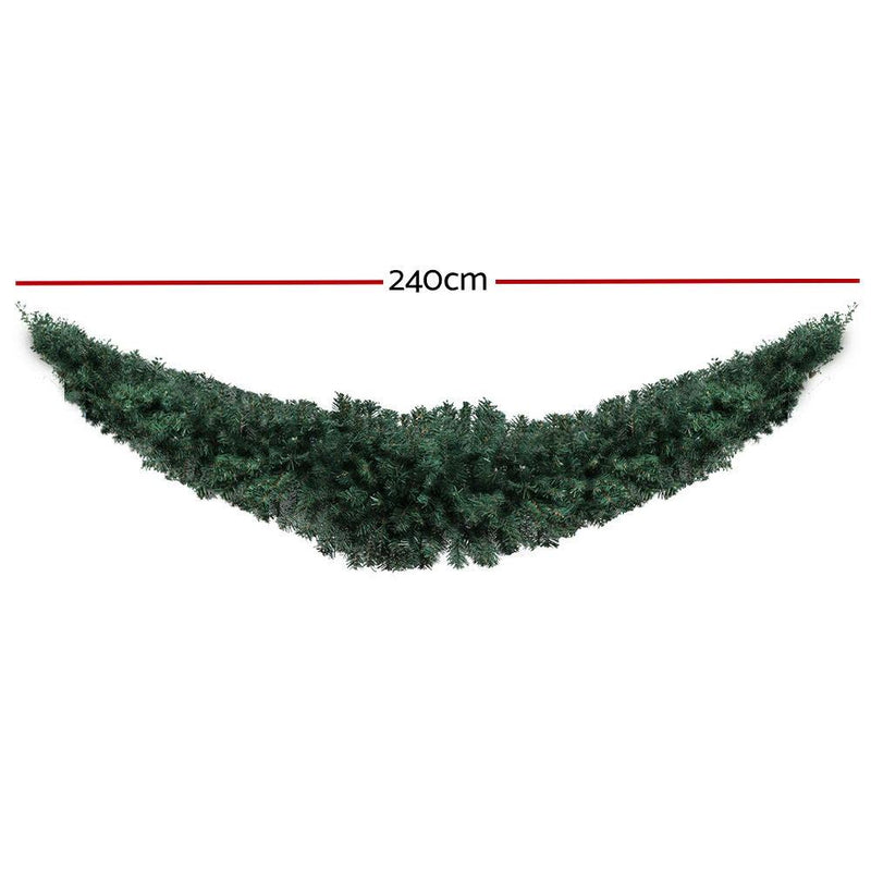 Christmas Garland Wreath Decoration - 8FT / 2.4 M - Occasions > Christmas - Rivercity House And Home Co.