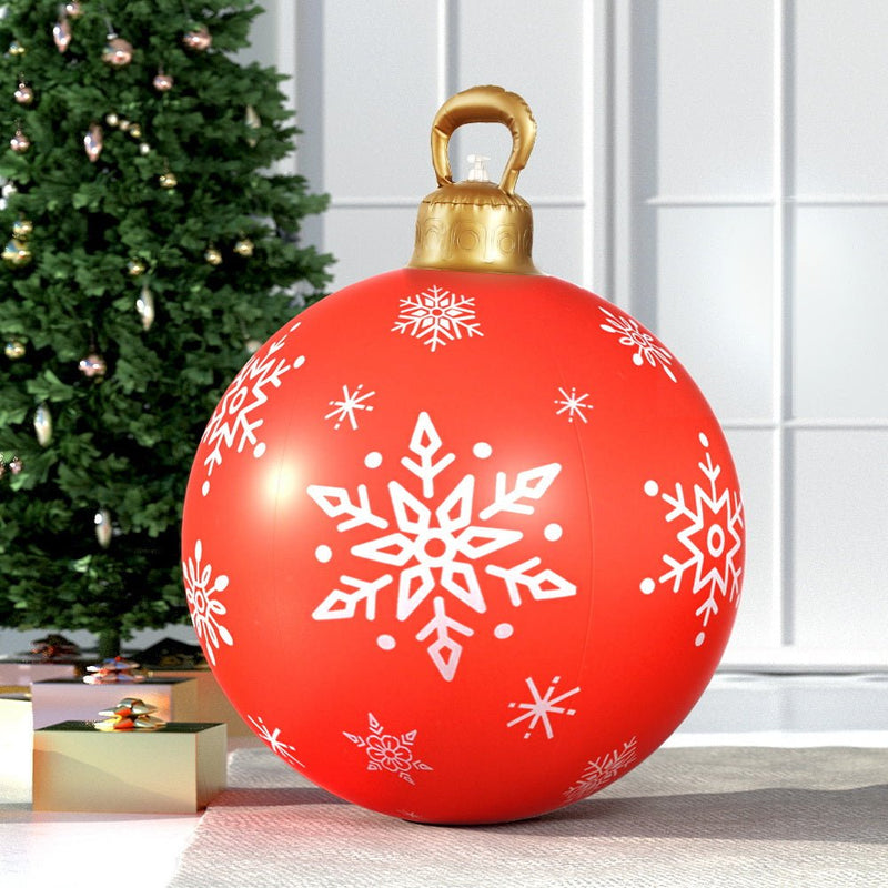 Christmas Inflatable Ball 60cm Decoration Giant Bauble Red - Occasions > Christmas - Rivercity House & Home Co. (ABN 18 642 972 209) - Affordable Modern Furniture Australia