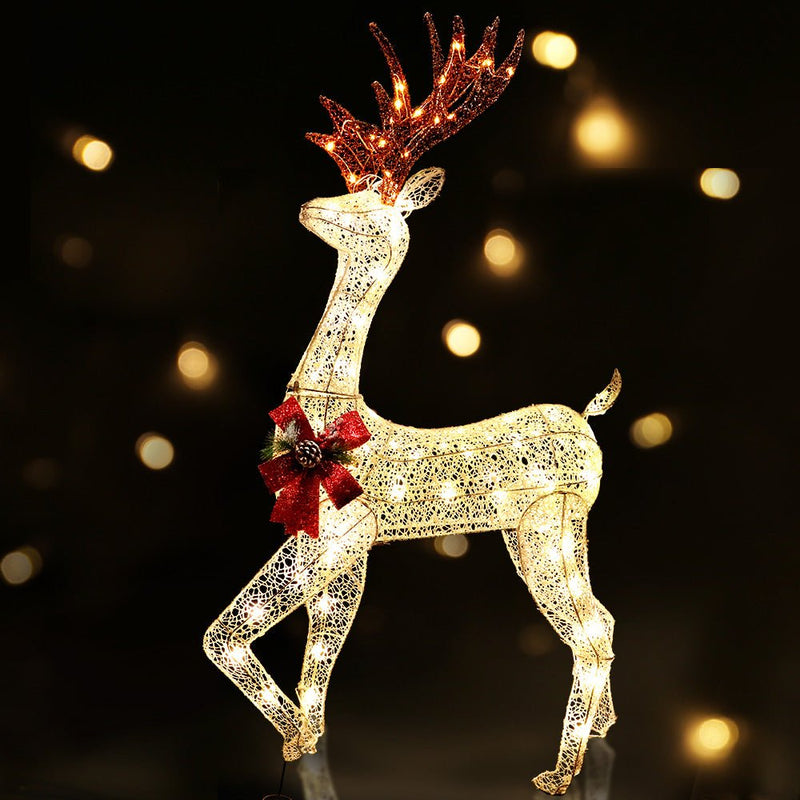 Christmas Lights Motif LED Rope Reindeer Waterproof Outdoor - Rivercity House & Home Co. (ABN 18 642 972 209) - Affordable Modern Furniture Australia