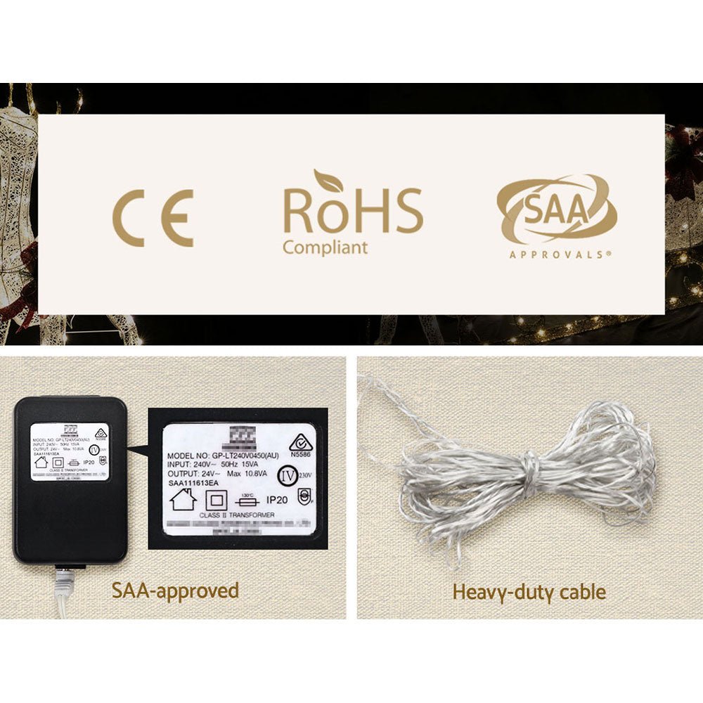 Christmas Motif Lights LED Rope Reindeer Waterproof Outdoor - Rivercity House & Home Co. (ABN 18 642 972 209) - Affordable Modern Furniture Australia