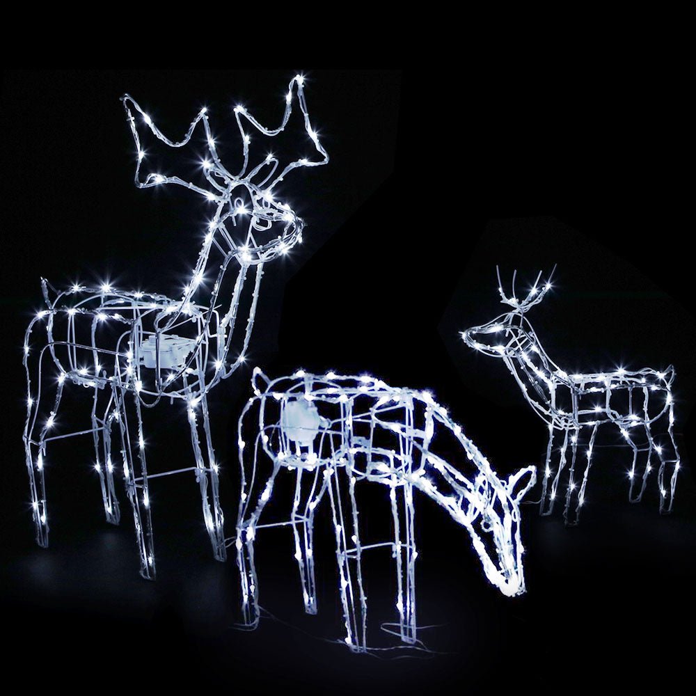 Christmas Motif Lights LED Rope Reindeer Waterproof Outdoor - Rivercity House & Home Co. (ABN 18 642 972 209) - Affordable Modern Furniture Australia