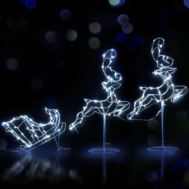 Christmas Motif Lights LED Rope Reindeer Waterproof Outdoor Xmas - Rivercity House & Home Co. (ABN 18 642 972 209)