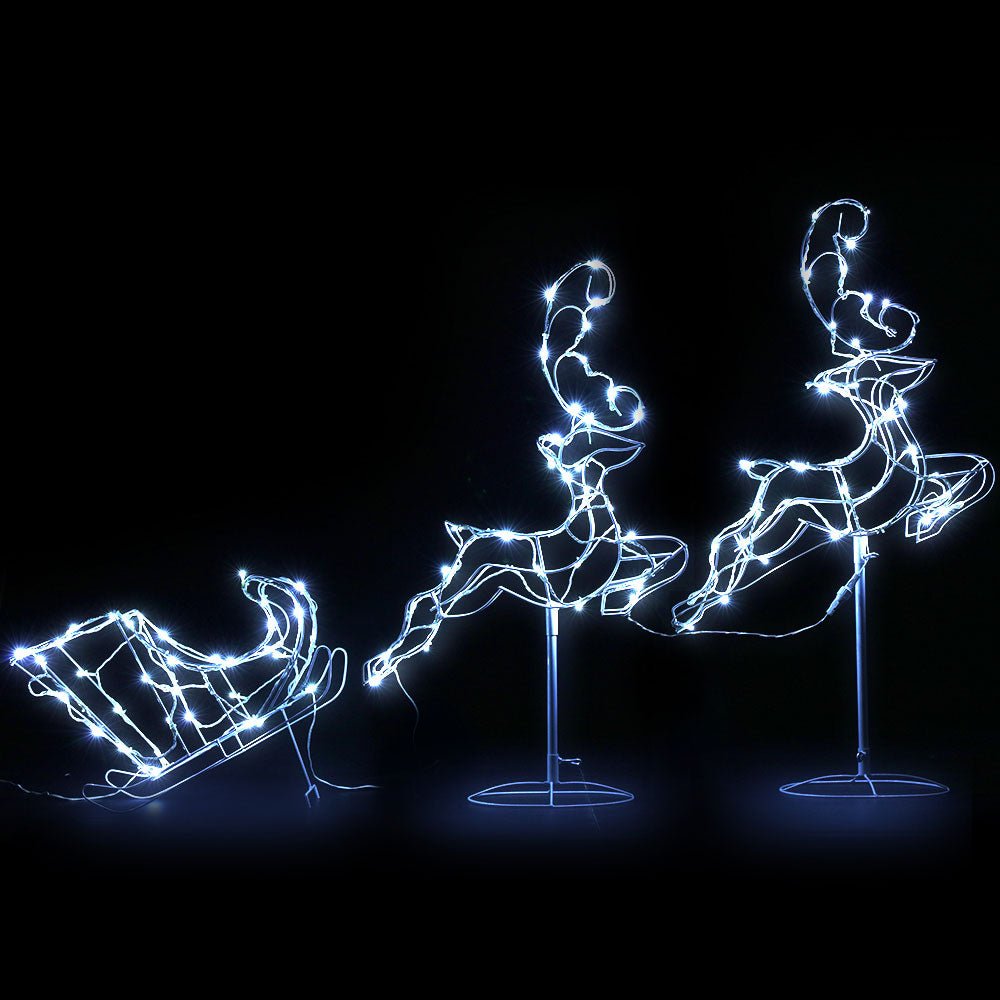 Christmas Motif Lights LED Rope Reindeer Waterproof Outdoor Xmas - Rivercity House & Home Co. (ABN 18 642 972 209) - Affordable Modern Furniture Australia