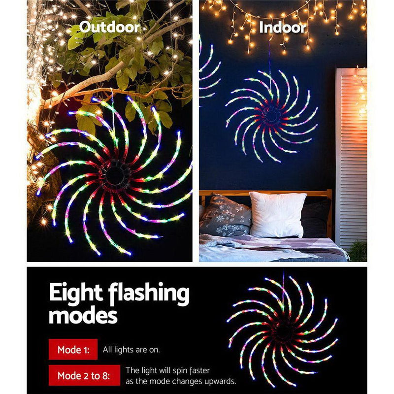 Christmas Motif Lights LED Spinner Light Waterproof Colourful - Rivercity House & Home Co. (ABN 18 642 972 209) - Affordable Modern Furniture Australia