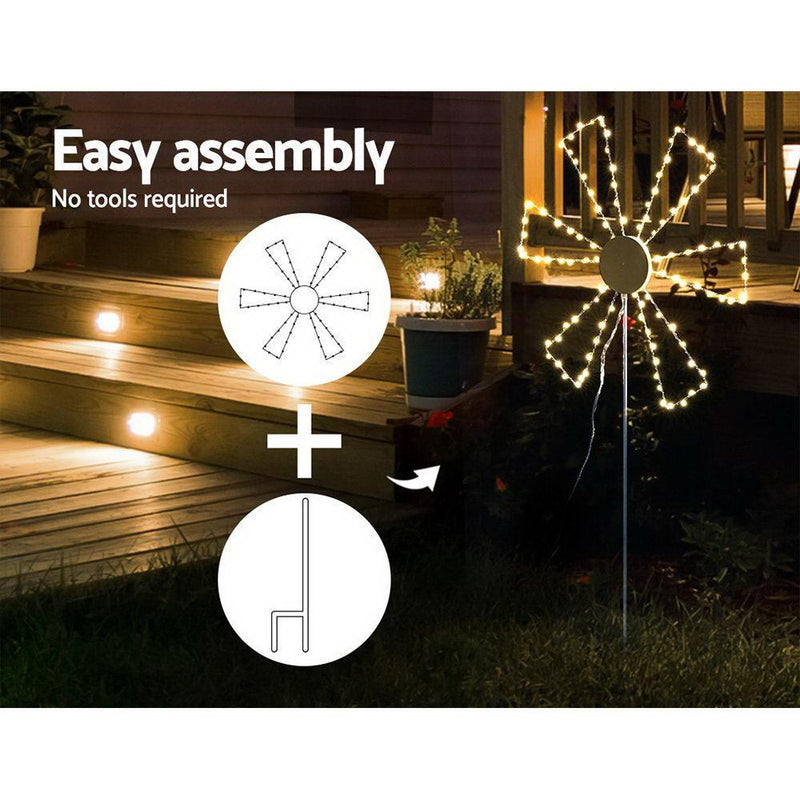 Christmas Motif Lights LED Spinner Windmill Waterproof Outdoor - Occasions - Rivercity House And Home Co.