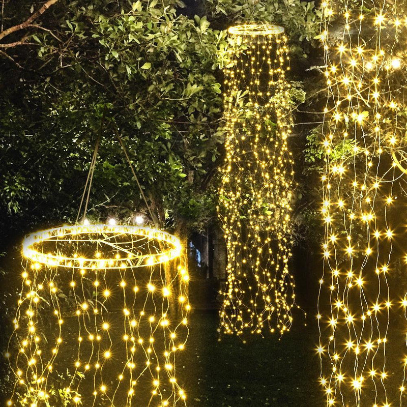 Christmas Motif Lights String Waterfall Fairy 720 LED Wedding 3M - Occasions > Christmas - Rivercity House & Home Co. (ABN 18 642 972 209) - Affordable Modern Furniture Australia