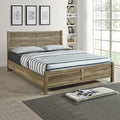 Cielo Wooden King Bed Frame Oak Natural