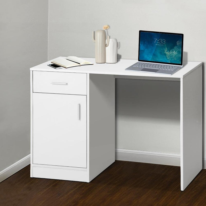 Contemporary Computer Desk with Storage - Rivercity House & Home Co. (ABN 18 642 972 209) - Affordable Modern Furniture Australia