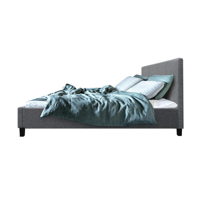 Coogee Double Bed Frame Grey - Furniture > Bedroom - Rivercity House And Home Co.