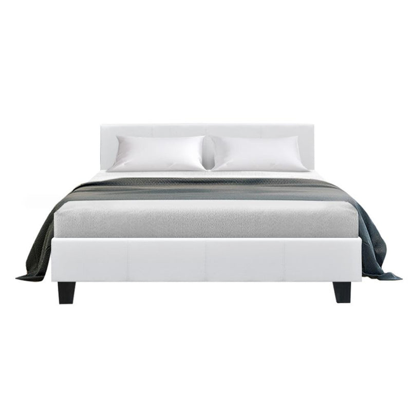 Coogee Double Bed Frame White - Furniture > Bedroom - Rivercity House And Home Co.