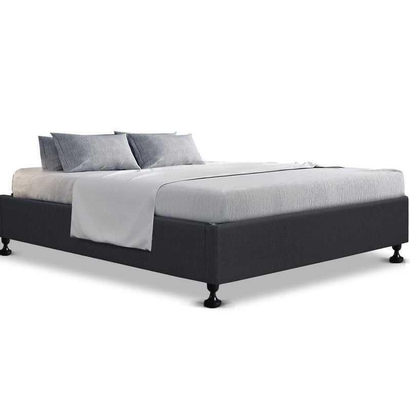 Cottesloe Queen Bed Frame Charcoal - Furniture > Bedroom - Rivercity House And Home Co.