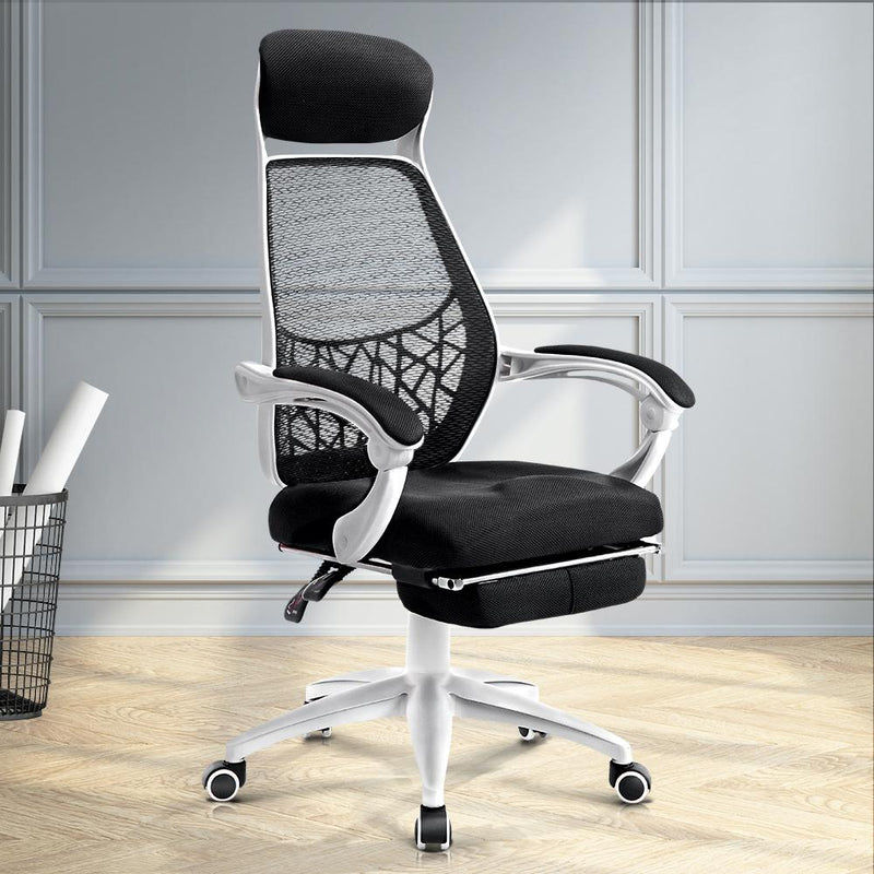 Deluxe High Back Breathable Mesh Office Chair - Furniture - Rivercity House & Home Co. (ABN 18 642 972 209) - Affordable Modern Furniture Australia
