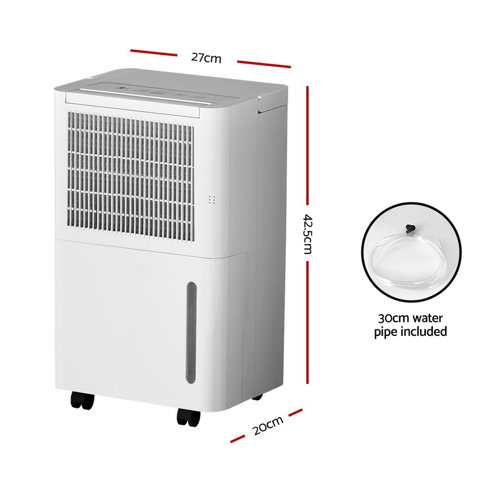 12L Portable Dehumidifier Air Dryer Purifier Home Moisture Absorber - Appliances > Aroma Diffusers & Humidifiers - Rivercity House & Home Co. (ABN 18 642 972 209) - Affordable Modern Furniture Australia