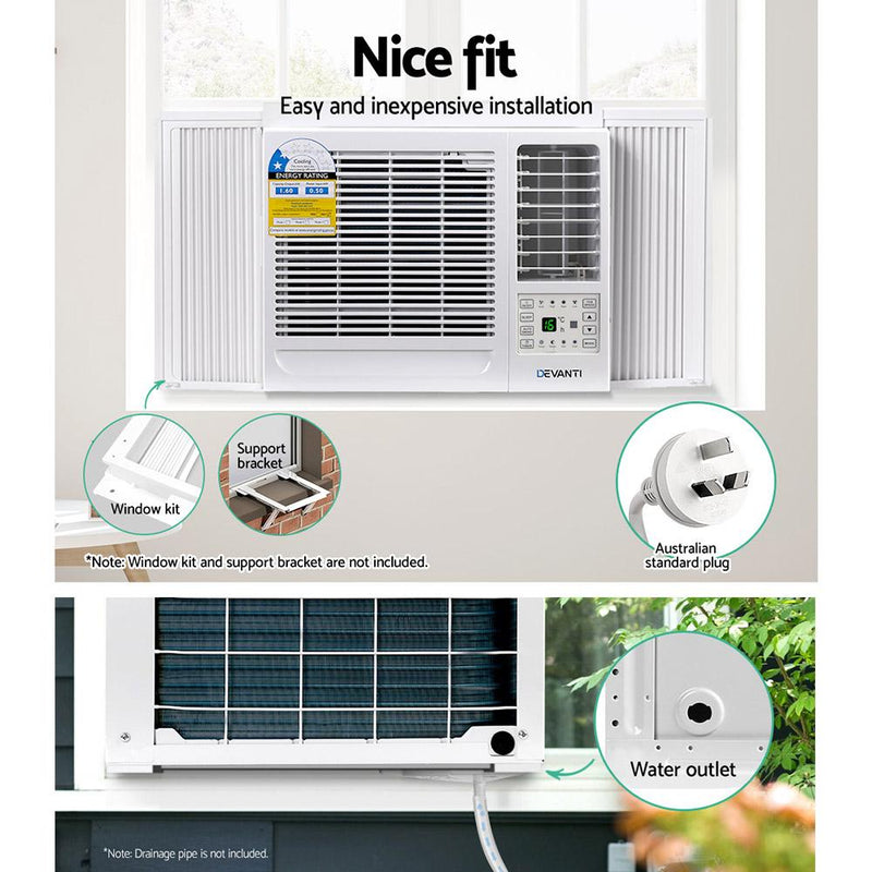 1.6kW Window Air Conditioner - Rivercity House & Home Co. (ABN 18 642 972 209) - Affordable Modern Furniture Australia