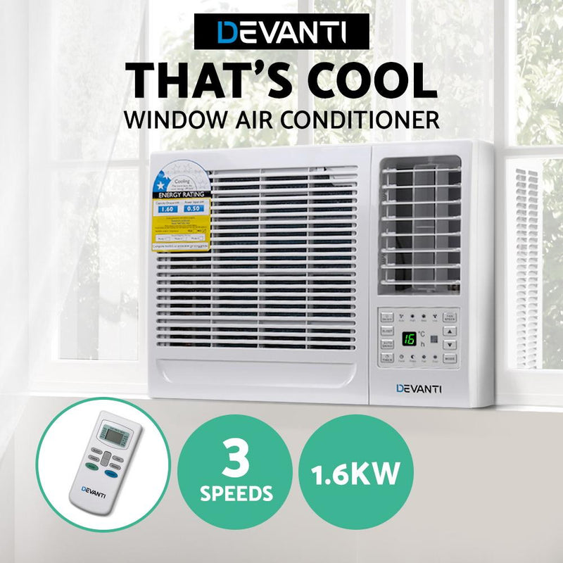 1.6kW Window Air Conditioner - Rivercity House & Home Co. (ABN 18 642 972 209) - Affordable Modern Furniture Australia