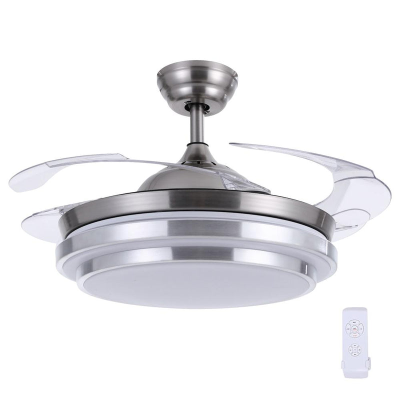 Devanti 42'' Ceiling Fan Light With Remote Control Fans Lamp Modern Retractable Blade - Appliances > Fans - Rivercity House And Home Co.