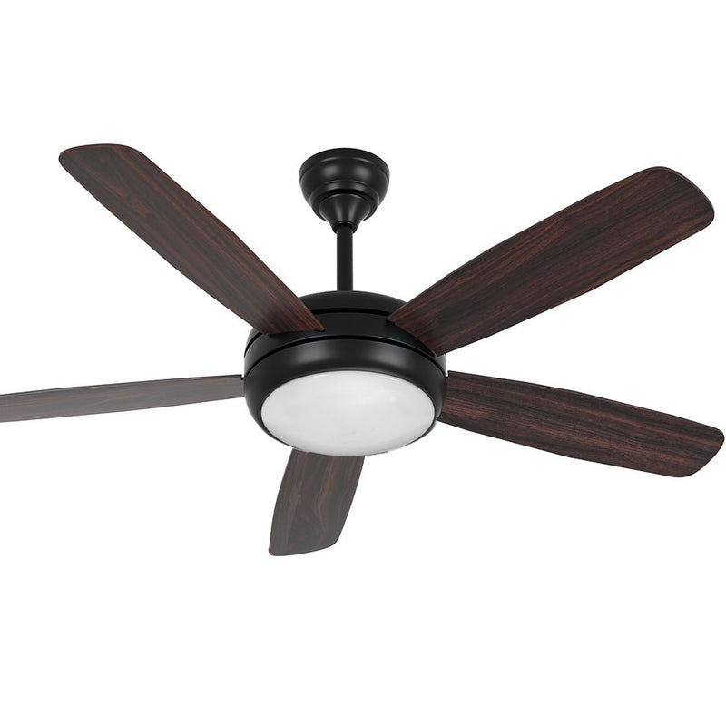 Devanti 52'' Ceiling Fan 5 Wooden Blades Fans LED Light Remote Control Timer - Appliances > Kitchen Appliances - Rivercity House & Home Co. (ABN 18 642 972 209)