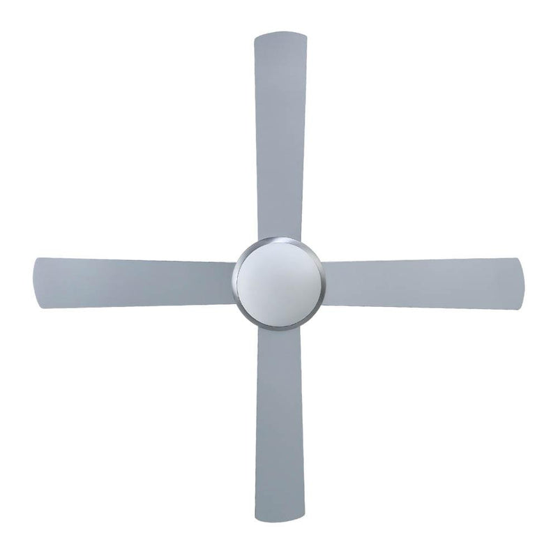52'' Ceiling Fan w/Light w/Remote Timer - Silver - Rivercity House & Home Co. (ABN 18 642 972 209) - Affordable Modern Furniture Australia
