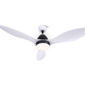 48'' Ceiling Fan Light Remote Control Ceiling Fans White 3 Blades