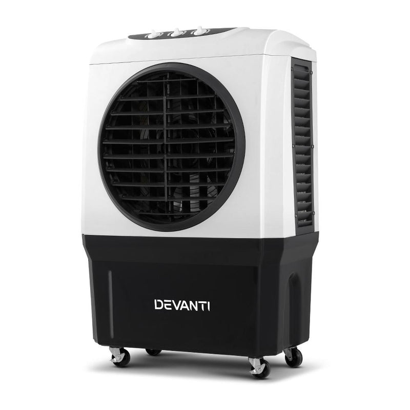 Devanti Evaporative Air Cooler Industrial Commercial Portable Water Fan Workshop - Brand > Devanti - Rivercity House And Home Co.
