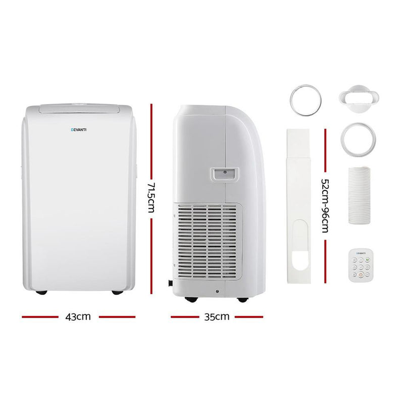 Portable Air Conditioner With Remote (3300W) - Rivercity House & Home Co. (ABN 18 642 972 209) - Affordable Modern Furniture Australia