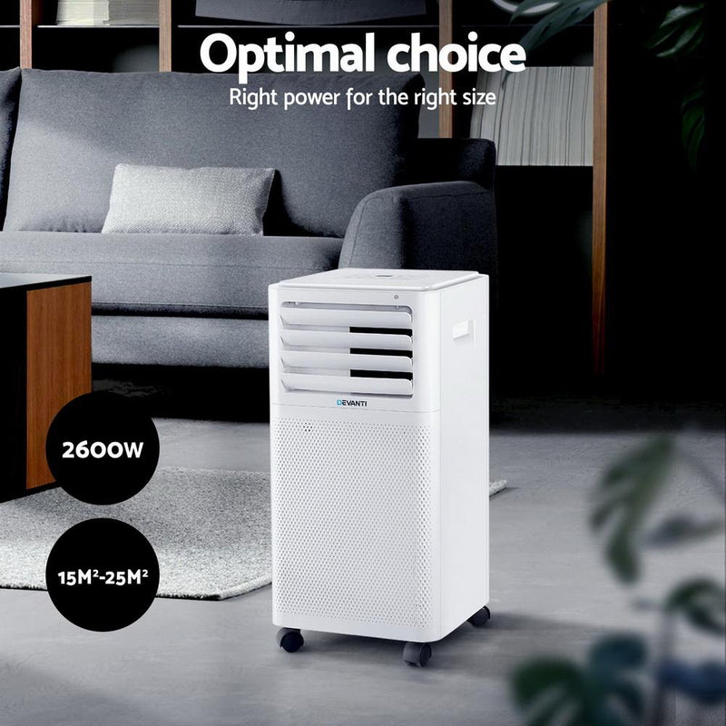 Portable Air Conditioner (2500W) - Rivercity House & Home Co. (ABN 18 642 972 209) - Affordable Modern Furniture Australia