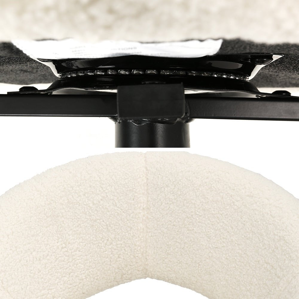 Set of 2 Sherpa Dining Chairs Beige - Furniture > Dining - Rivercity House & Home Co. (ABN 18 642 972 209) - Affordable Modern Furniture Australia