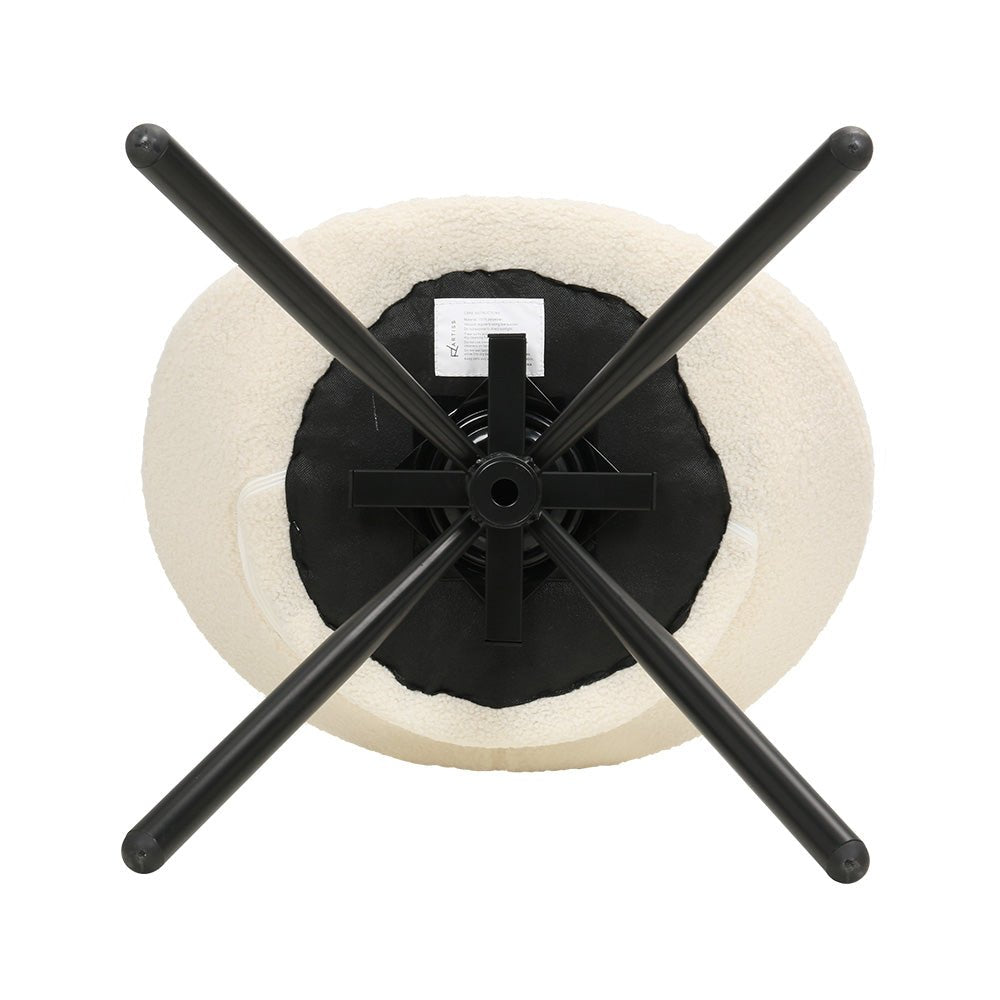 Set of 2 Sherpa Dining Chairs Beige - Furniture > Dining - Rivercity House & Home Co. (ABN 18 642 972 209) - Affordable Modern Furniture Australia