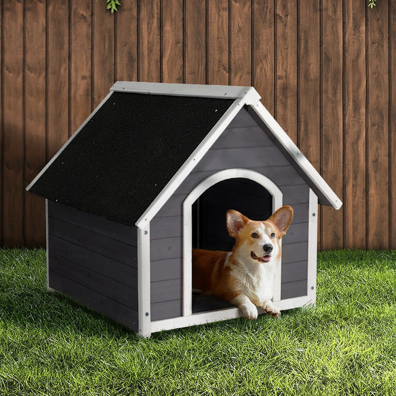 Dog Kennel House Wooden Outdoor Indoor Puppy Pet House Weatherproof Large - Pet Care > Dog Supplies - Rivercity House & Home Co. (ABN 18 642 972 209)
