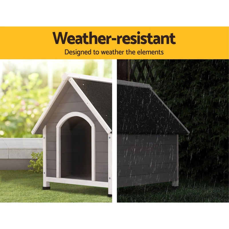Dog Kennel Outdoor Wooden Indoor Puppy Pet House Weatherproof XL Large - Pet Care > Dog Supplies - Rivercity House & Home Co. (ABN 18 642 972 209) - Affordable Modern Furniture Australia