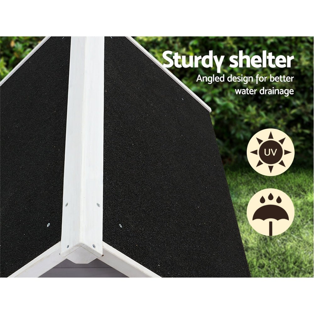 Dog Kennel Outdoor Wooden Indoor Puppy Pet House Weatherproof XL Large - Pet Care > Dog Supplies - Rivercity House & Home Co. (ABN 18 642 972 209) - Affordable Modern Furniture Australia