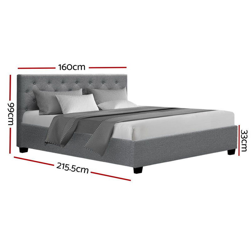 Dorilla Storage Queen Bed Frame Grey - Furniture > Bedroom - Rivercity House And Home Co.