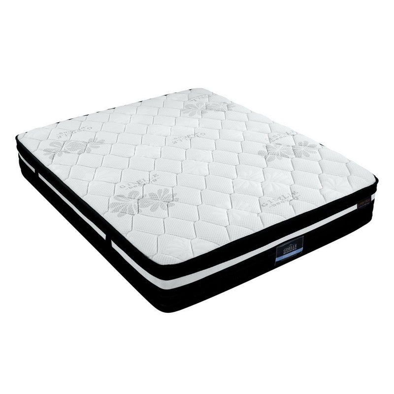 DOUBLE Bed Mattress Size Extra Firm 7 Zone Pocket Spring Foam 28cm - Furniture > Mattresses - Rivercity House & Home Co. (ABN 18 642 972 209)