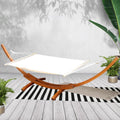 Double Hammock with Wooden Stand