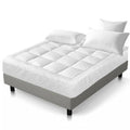 Double Mattress Topper Bamboo Fibre Pillowtop Protector