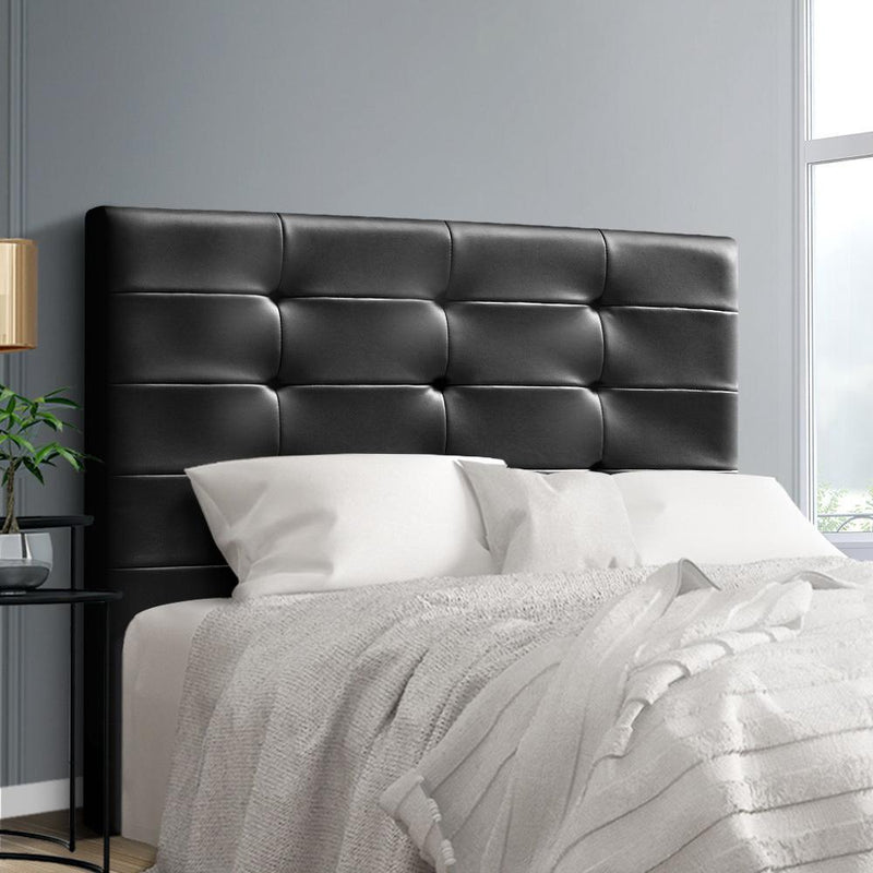 Double Size | BENO PU Leather Bed Head Headboard - Furniture > Bedroom - Rivercity House & Home Co. (ABN 18 642 972 209) - Affordable Modern Furniture Australia