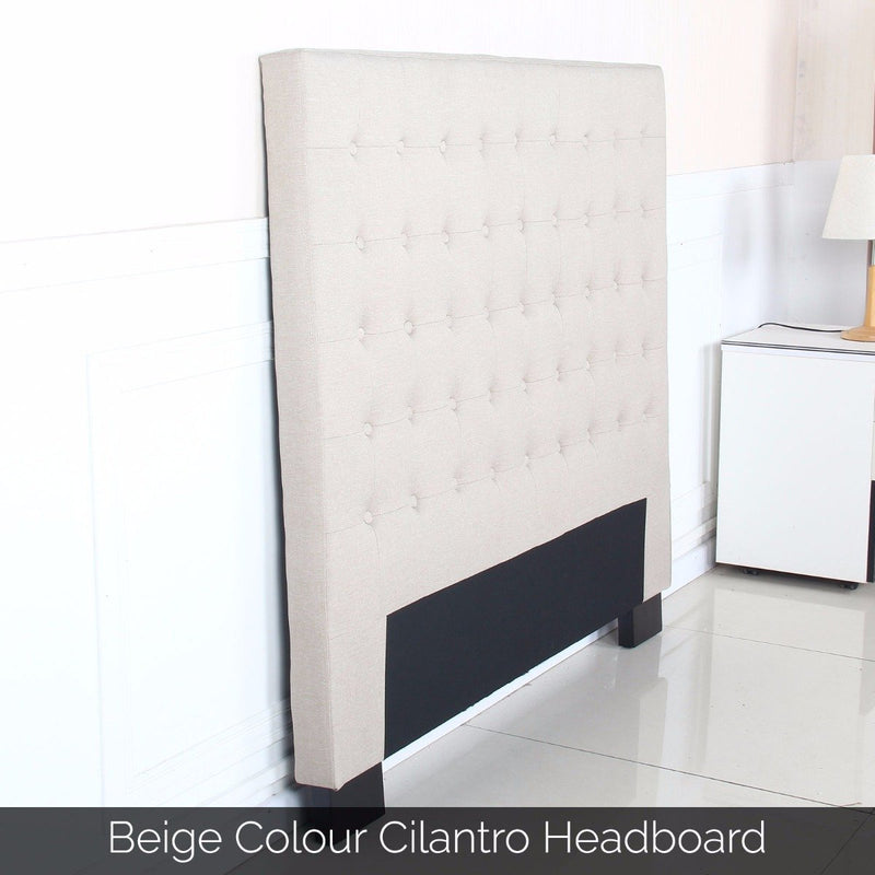 Double Size | Cilantro Headboard (Beige) - Rivercity House & Home Co. (ABN 18 642 972 209) - Affordable Modern Furniture Australia