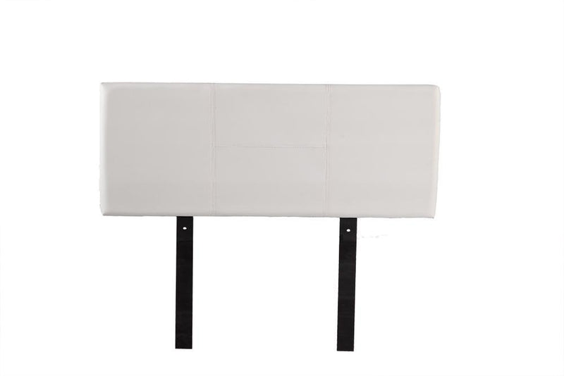 Double Size | PU Leather Bed Headboard Bedhead (White) - Rivercity House & Home Co. (ABN 18 642 972 209) - Affordable Modern Furniture Australia
