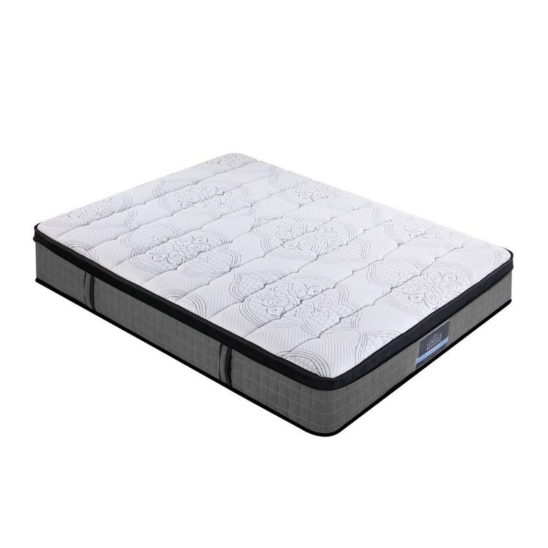 Double Size | Ronnie Euro Top Latex Pocket Spring Mattress (Medium firm) - Furniture > Mattresses - Rivercity House & Home Co. (ABN 18 642 972 209) - Affordable Modern Furniture Australia