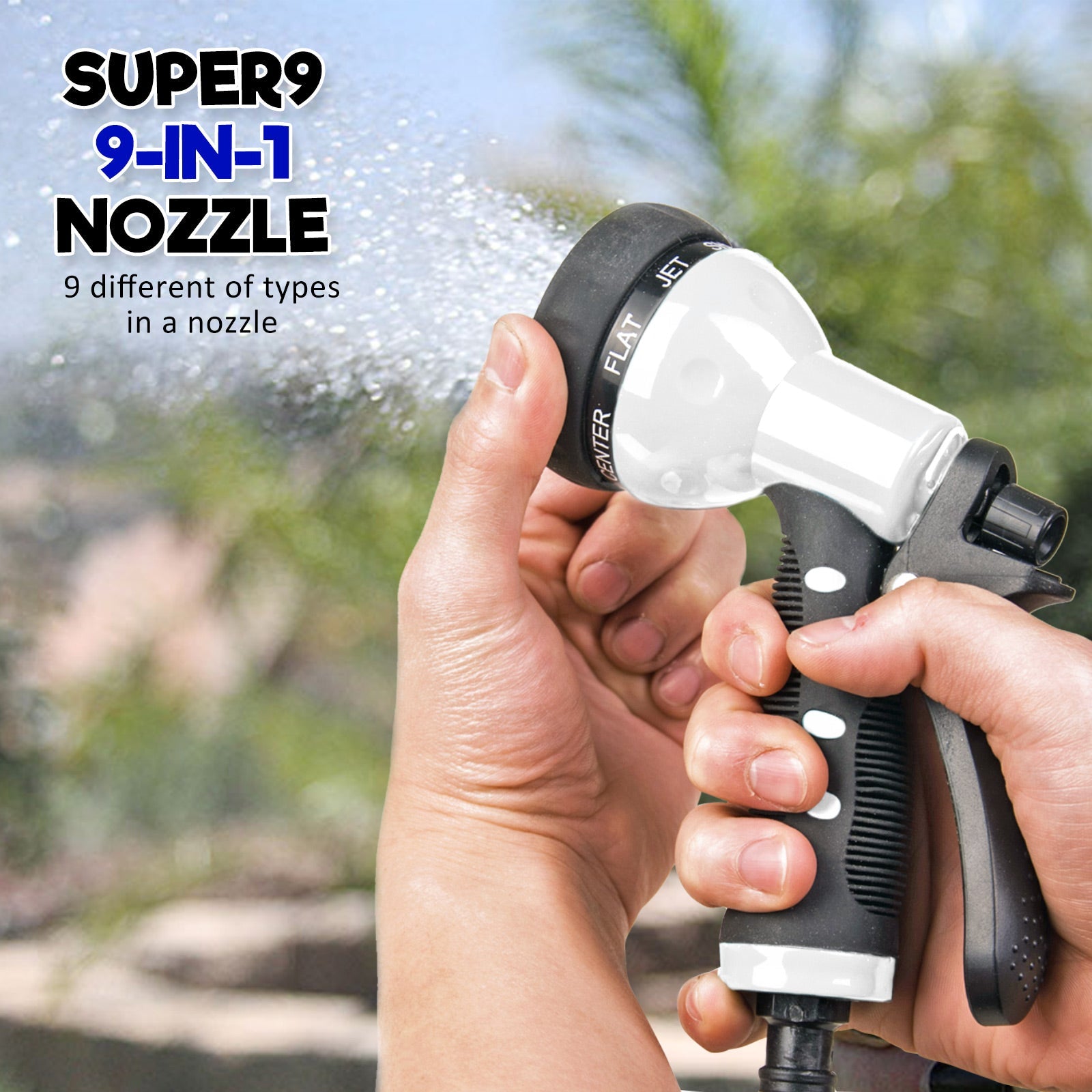 Dynamic Power Garden Water Hose 20M Retractable Rewind Reel + Brass Gun - Home & Garden > Garden Tools - Rivercity House & Home Co. (ABN 18 642 972 209) - Affordable Modern Furniture Australia