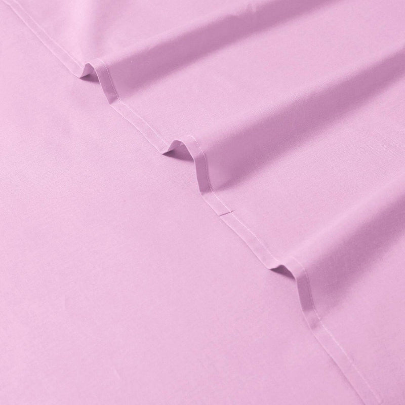 Elan Linen 1200TC Organic Cotton Pink King Single Bed Sheet Set - Home & Garden > Bedding - Rivercity House & Home Co. (ABN 18 642 972 209) - Affordable Modern Furniture Australia