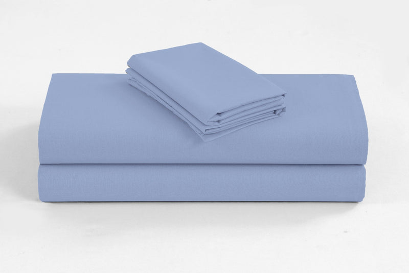 Elan Linen 1200TC Organic Cotton Sky Blue King Single Bed Sheet Set - Home & Garden > Bedding - Rivercity House & Home Co. (ABN 18 642 972 209) - Affordable Modern Furniture Australia