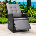 Elizabeth Wicker Recliner Chair (Black)
