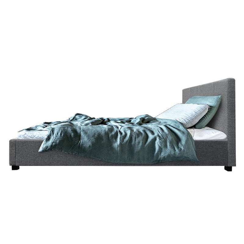 Elwood Storage King Single Bed Frame Grey - Rivercity House & Home Co. (ABN 18 642 972 209) - Affordable Modern Furniture Australia